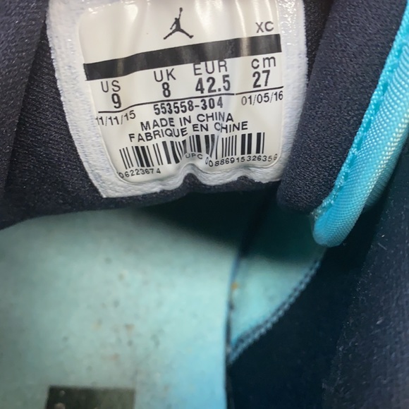 Air Jordan 1 Low Hyper Turquoise Sz 9 Men’s Shoes - Picture 10 of 12